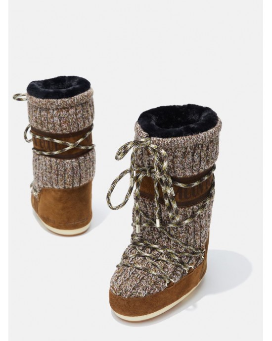 ΜΠΟΤΑ ΧΙΟΝΙΟΥ ICON BROWN WOOL BOOTS ΚΑΦΕ ΜΠΟΤΑ ΧΙΟΝΙΟΥ ICON BROWN WOOL BOOTS ΚΑΦΕ