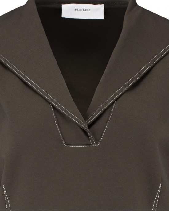 ΓΥΝΑΙΚΕΙΑ ΜΠΛΟΥΖΑ 4928FIT ΚΑΦΕ